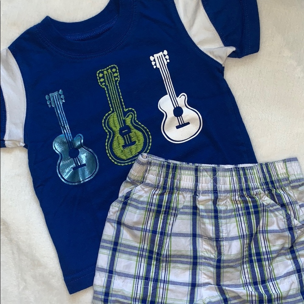 Garanimals Short Sleeve Shirt and Shorts Outfit